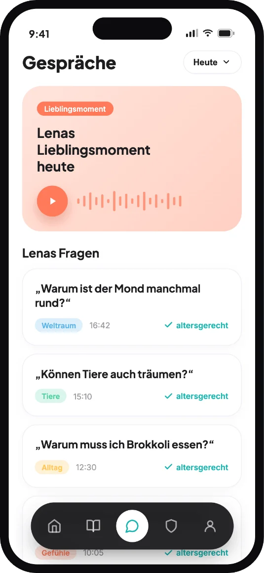 Eltern-App: Lenas Fragen